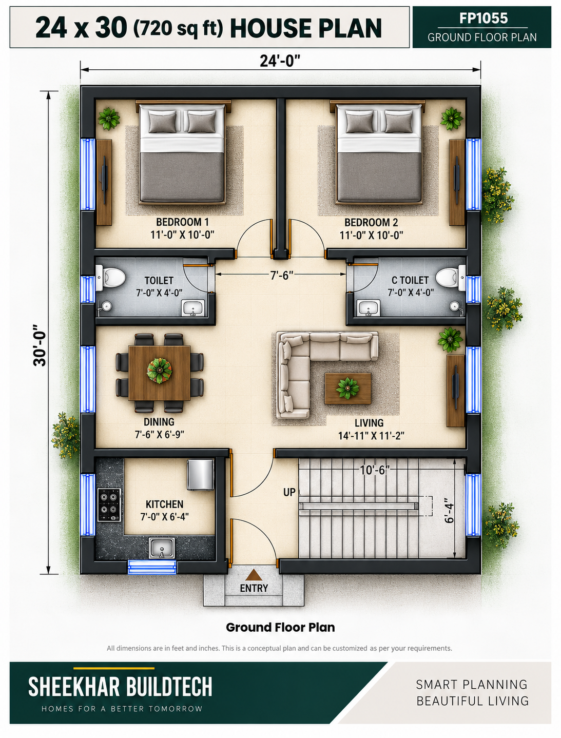 FP1055 floor plan