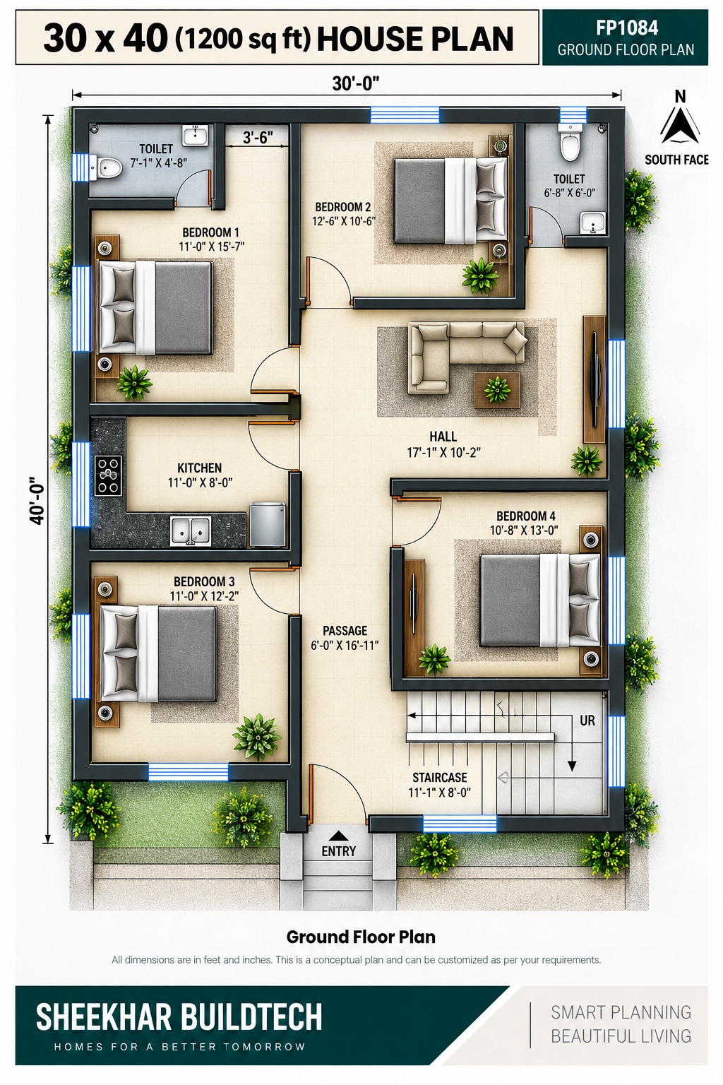 FP1084 floor plan