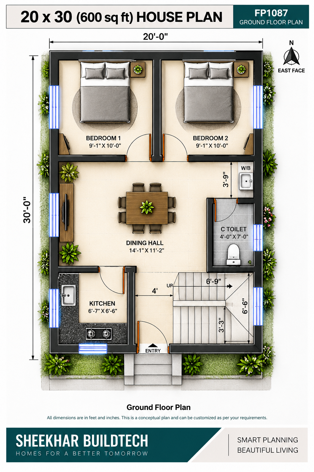 FP1087 floor plan